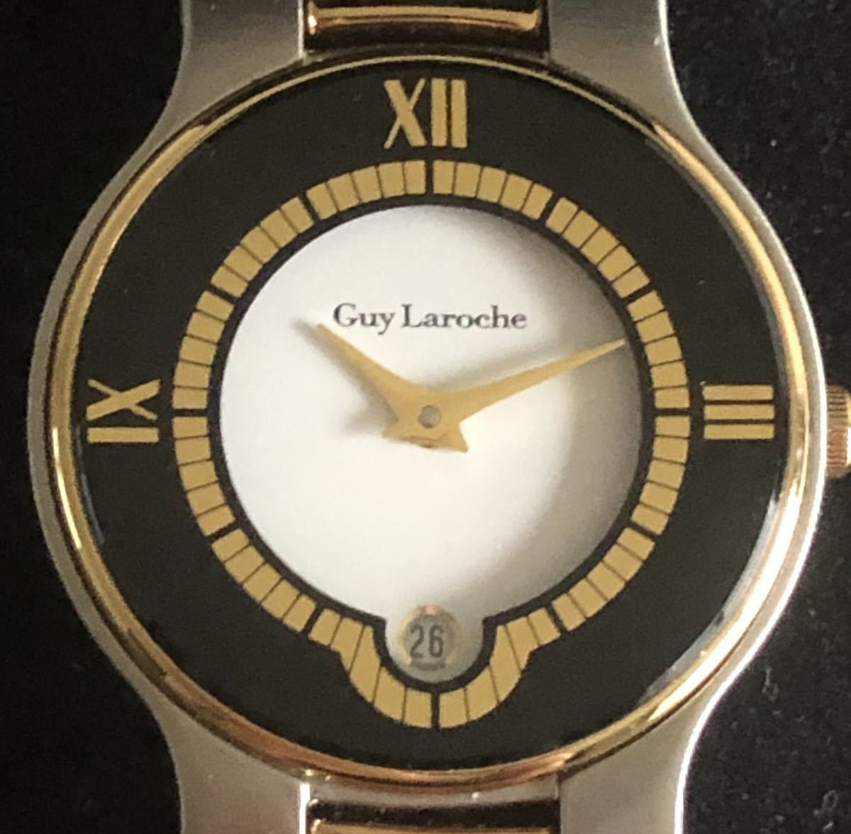 234-0463 Guy Laroche レディース腕時計 金属ベルト クオーツ 280 0290 電池切れ 動作未確認の画像2