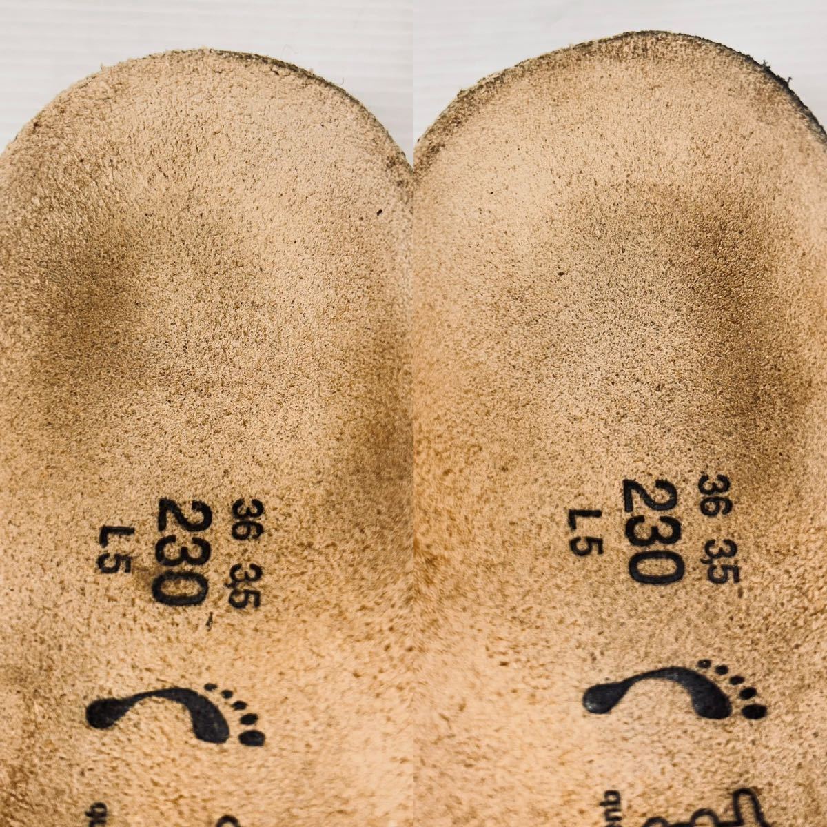 【新品同様】BIRKENSTOCK ビルケンシュトック ビルキー　ローリー　サンダル　レザー　36 23cm ライトブラウン　＊10_画像3