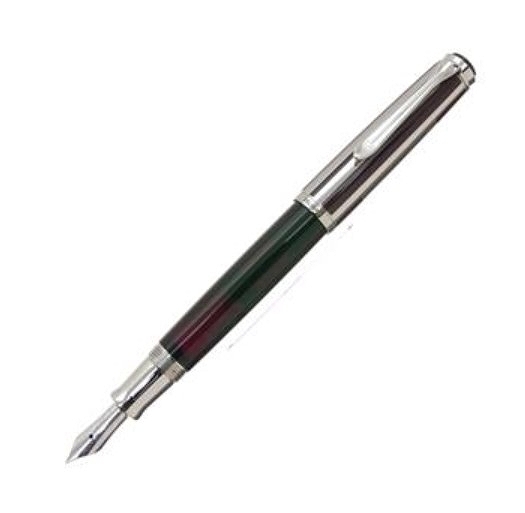 ペリカン Pelikan スーベレーン M625　スターリングシルバー×バイオレット＋インクボトル ペン先 18C-750 kz4804210221_画像2