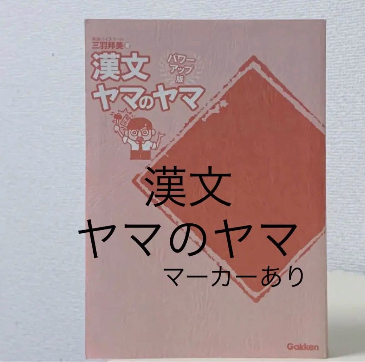 カバーなし　マーカーあり　国語漢文ヤマのヤマ　三羽邦美 文系　大学受験　参考書