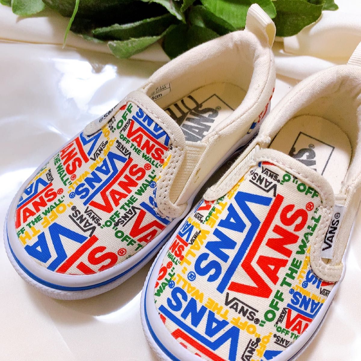 VANS スニーカー スリッポン 靴 14.0㎝ キッズ 子供 男の子 女の子