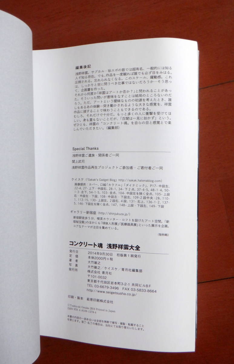 453 美品 帯あり コンクリート魂 浅野祥雲 大全 大竹敏之 青月社 コンクリ 都築響一 B級スポット 写真集 造形家 終末散歩 ガイド 作品集_画像7