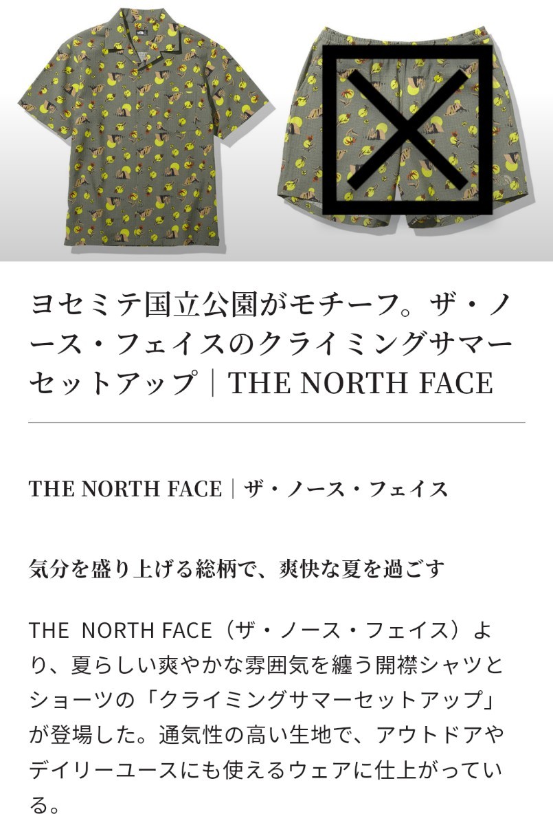 THE NORTH FACE ザ・ノースフェイス ショートスリーブ クライミング サマー シャツ S/S Climbing Summer Shirt NR21931 アロハシャツ_画像7