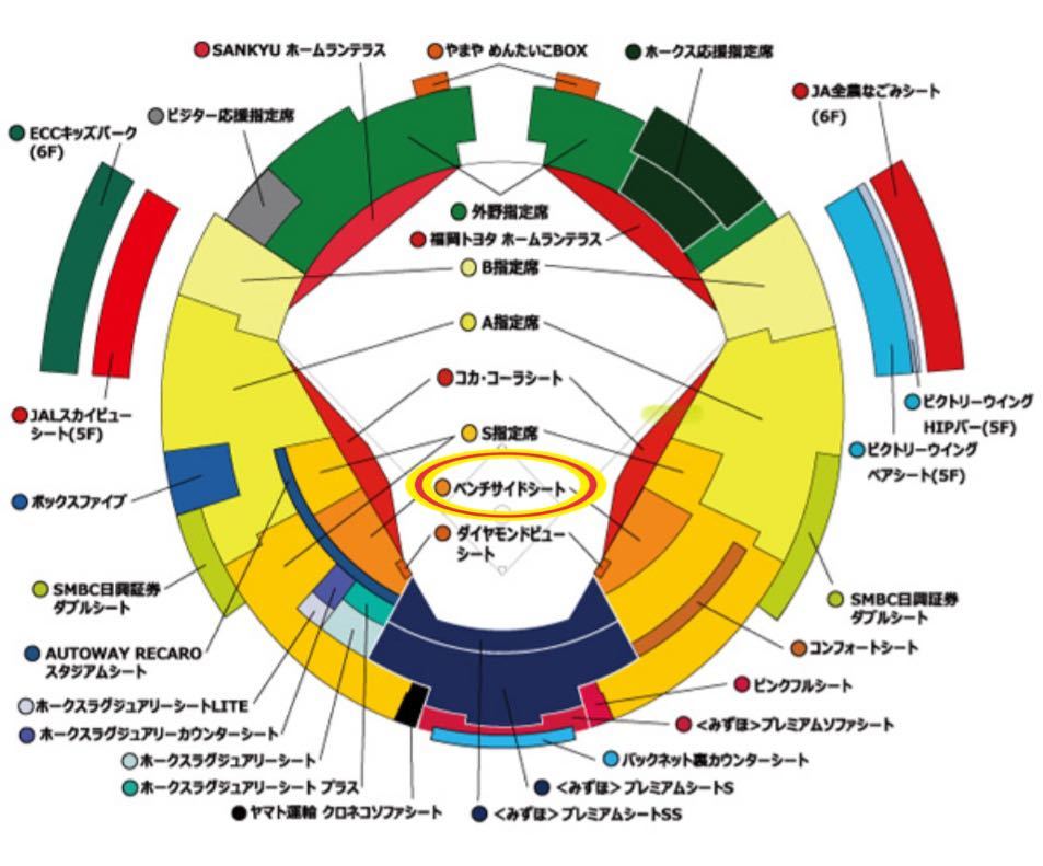 3月6日(水)福岡ソフトバンクvs東京ヤクルト ベンチサイドシートエリア引換券1枚のみ オープン戦_画像7