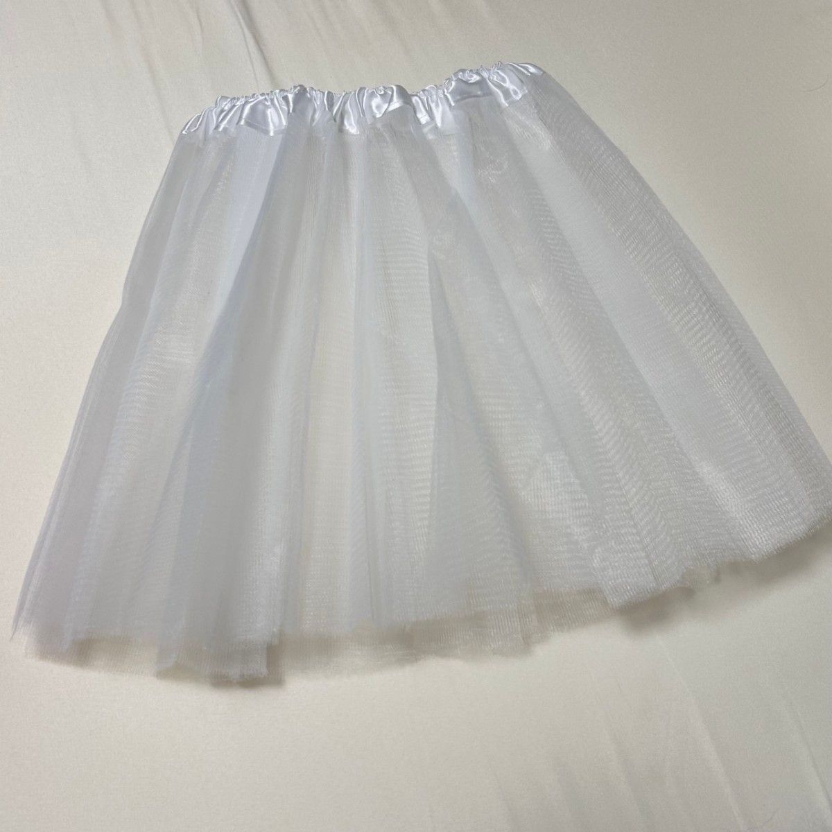 キッズ パニエ チュチュ 子供用 衣装 白 ボリューム フリル 発表会 結婚式