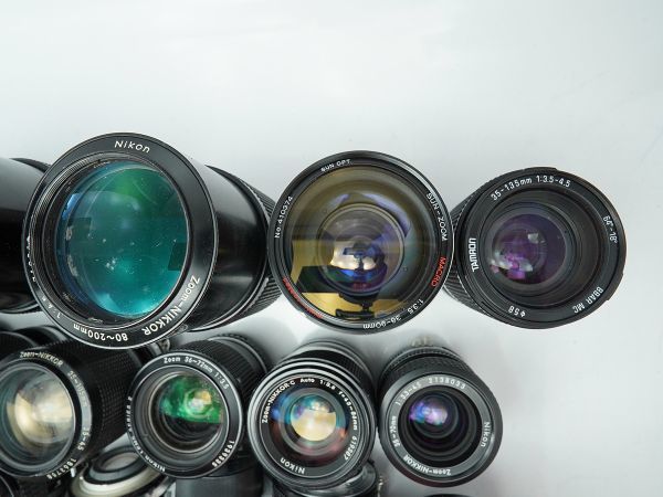 ★ニコン 純正MFレンズなど★NIKKOR-Q/U・W-NIKKOR/SERIES E/SUN/KOMURA/TEFNON/ 等 計:40点まとめ【ジャンク品】29474_画像8