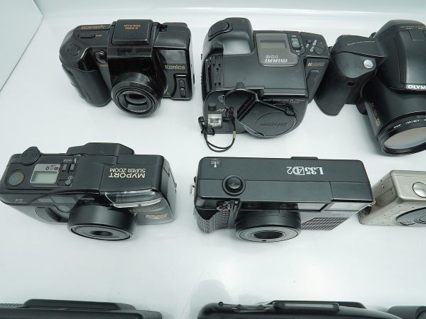 ★フイルムカメラなど★CHINON/RICOH/Canon/KONICA/FUJIFILM/MINOLTA/OLYMPUS/ 等 計:36点まとめ【ジャンク品】29480_画像4