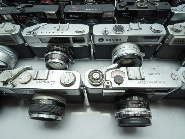 ★レンジファインダーなど★YASHICA/MAMIYA/CHINON/FUJICA/OLYMPUS/Konica/Nikon/ 等 計:28点まとめ【ジャンク品】29596_画像5