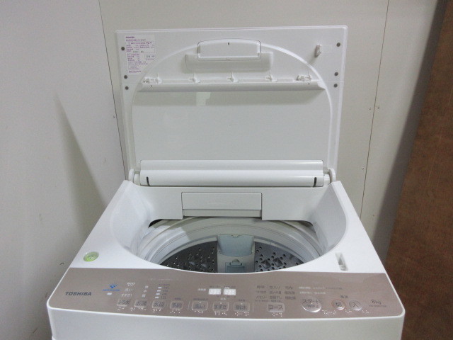 D652●東芝■TOSHIBA■電気洗濯機■8kg■AW-BK8D7■2019年製■中古品_画像3