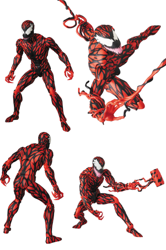 新品 MEDICOM TOY MAFEX No.118 CARNAGE COMIC Ver. マフェックス MARVEL メディコムトイ Venom_画像2