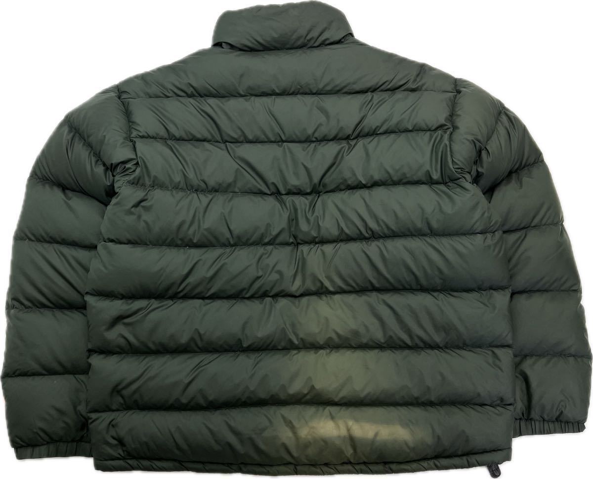 MOONSTONE * heat insulation eminent * down jacket nylon jacket green khaki XL outdoor camp old clothes moonstone #AB305