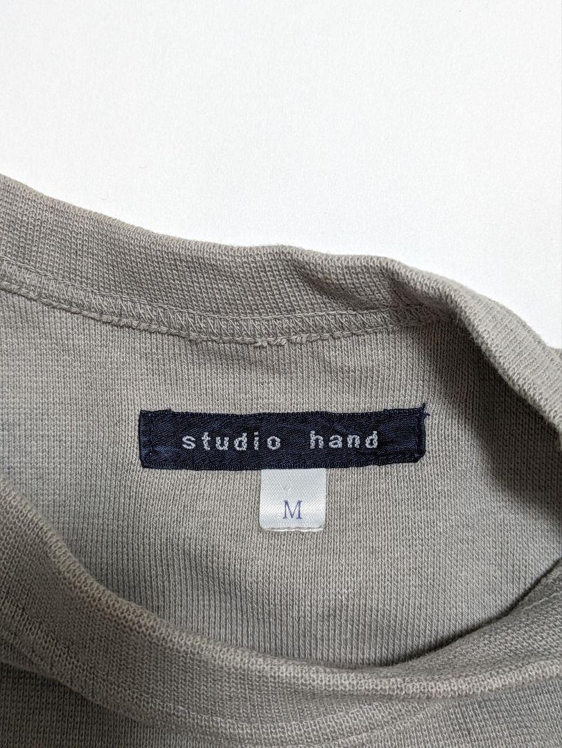 【未使用】studio hand/クルーネックラグラン半袖スウェット_画像5