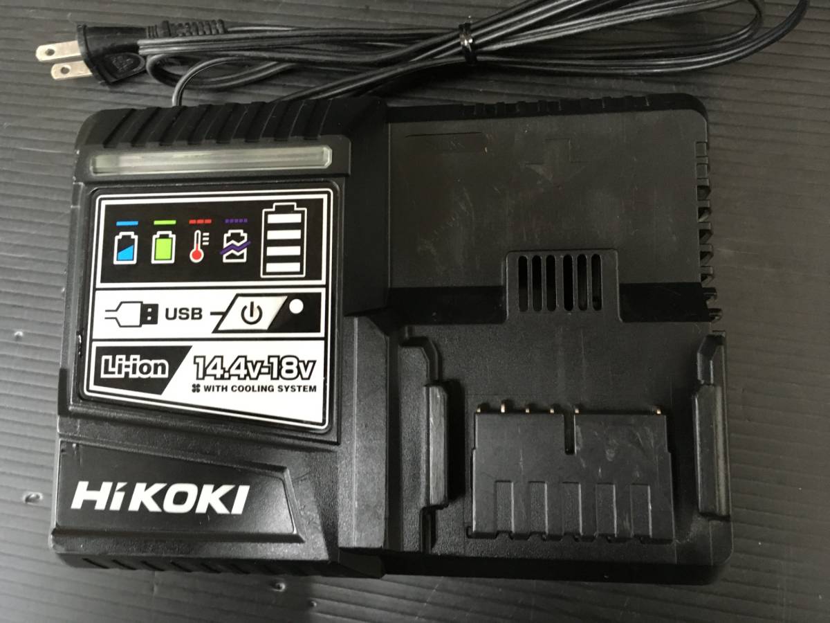 【中古品】★HiKOKI(旧日立工機) 14.4vコードレスインパクトドライバ ストロングブラックWH14DDL2(2LYPK)(B)IT5DKY3ILO60_画像6