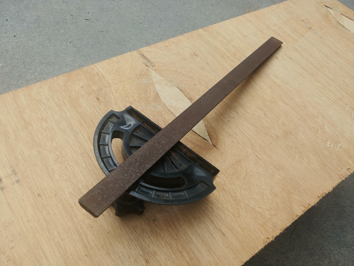 木工機械 アリ溝 角度定規 台型定規 昇降盤 横切り盤 中古品_画像2