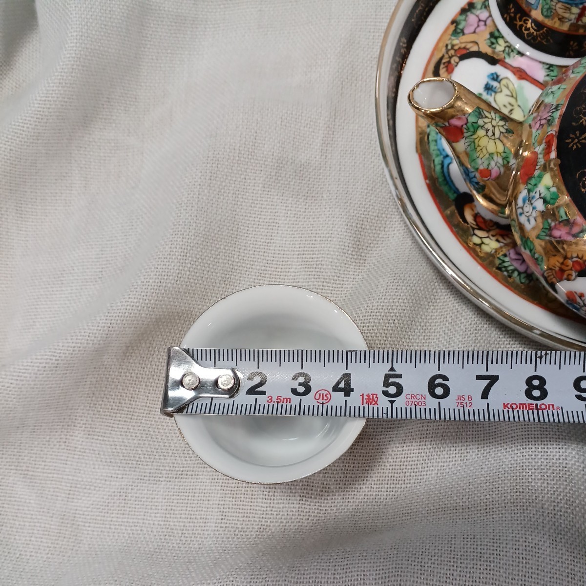 飲茶セット 金彩 長期保管 茶器セット_画像4