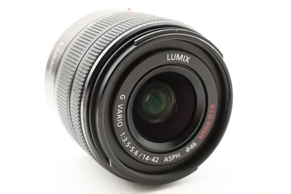 【美品】PANASONIC LUMIX G VARIO 14-42mm f3.5-5.6 ASPH MEGA O.I.S 動作確認済み #200861の画像3