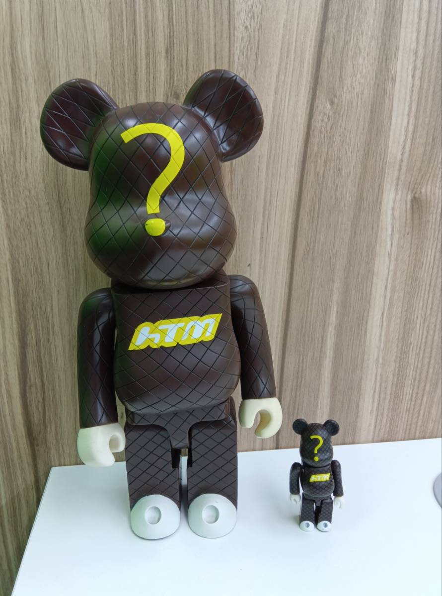 コレクター放出品 BE@RBRICK　400％　100％　 ベアブリック　藤島ヒロシ　hTM NIKE ナイキ　SPRING 2002 メディコムトイ　フィギュア ◆1_画像1