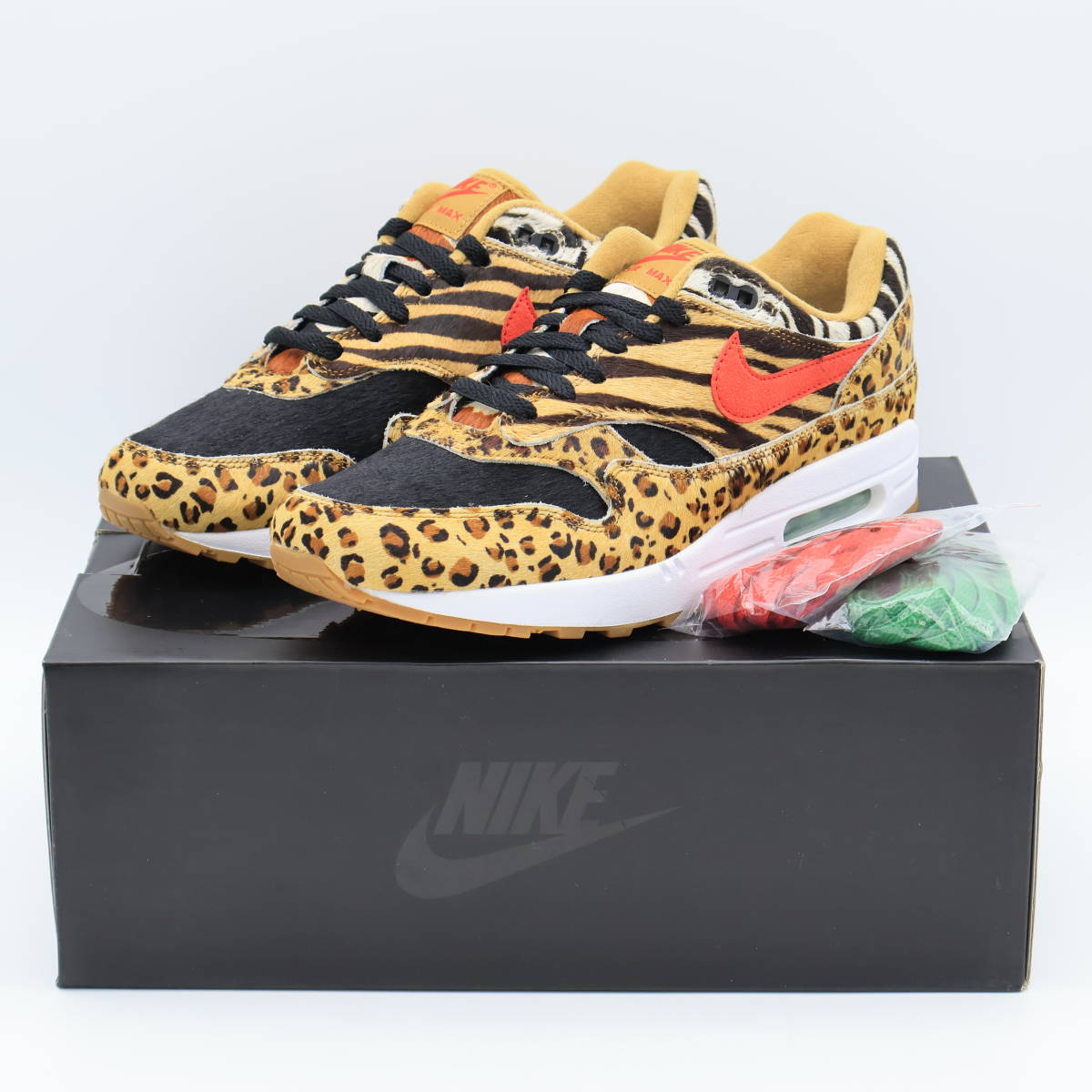 【新品未使用】atmos x Nike Air Max 1 DLX Animal Pack アトモス × ナイキ エアマックス1 DLX アニマルパック 27.5cm AQ0928-700_画像1