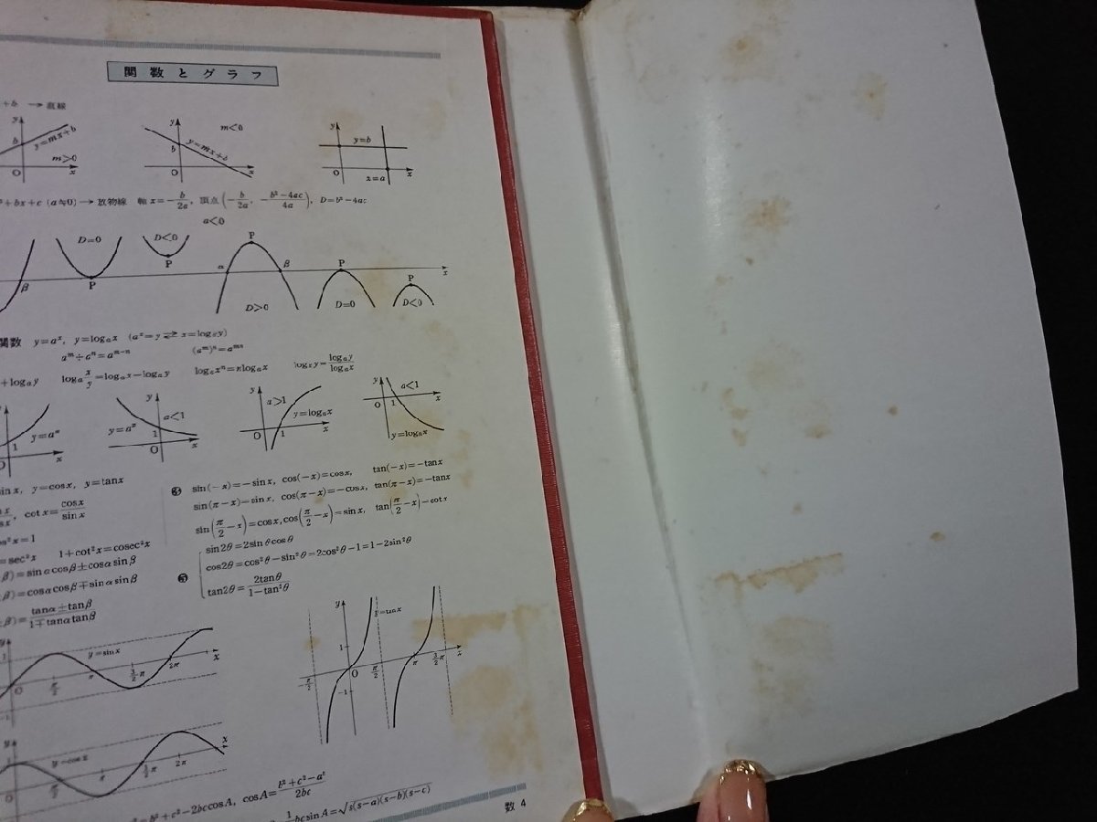 ｖ▼*　古い参考書　チャート式 数学ⅡB　橋本純次　数研出版　昭和52年第20刷　高校の学習と大学受験　古書/S16_画像3