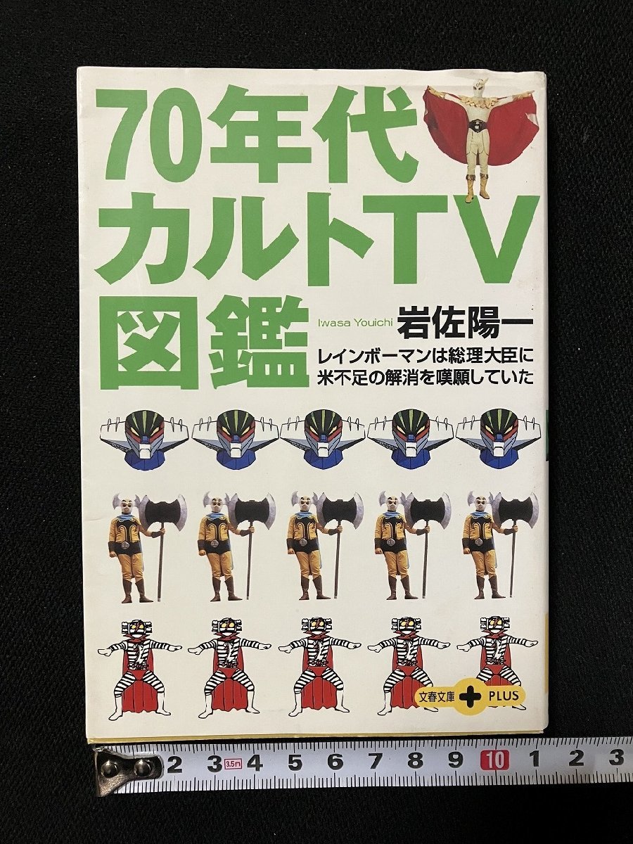 ｇ▼ 70年代カルトTV図鑑 著・岩佐陽一 2001年 文藝春秋 文春文庫 /N-B11の画像1