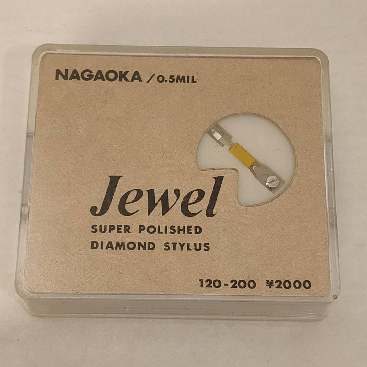 077●未使用 NAGAOKA レコード針 0.5MIL 120-200 ナガオカ ジャンク扱い●_画像1