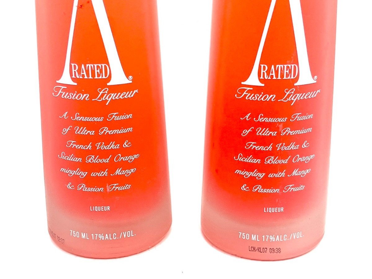 X-RATED フュージョンリキュール　エックスレイテッド 750ml 17%　 2本　12-21-320.2-12-101 K_画像3