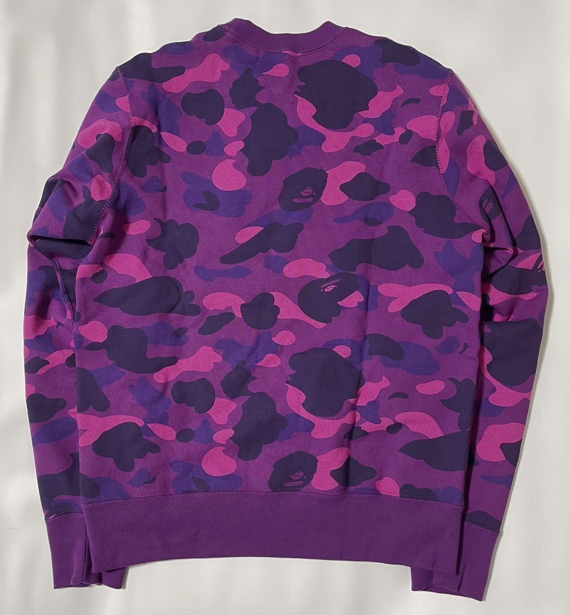 新品・送料無料 BAPE パープルカモ スウェット (A BATHING APE 新品・送料無料 BAPE パープルカモ スウェット (A BATHING APE