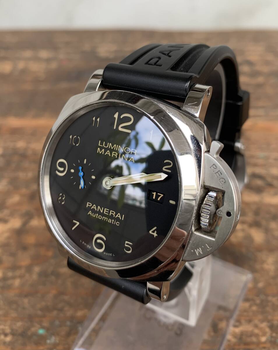 ★PANERAI★パネライ★ルミノール★1950★マリーナ★3デイズ★アッチャイオ★オートマ★自動巻き★44mm★腕時計★ウォッチ★PAM01359★_画像1