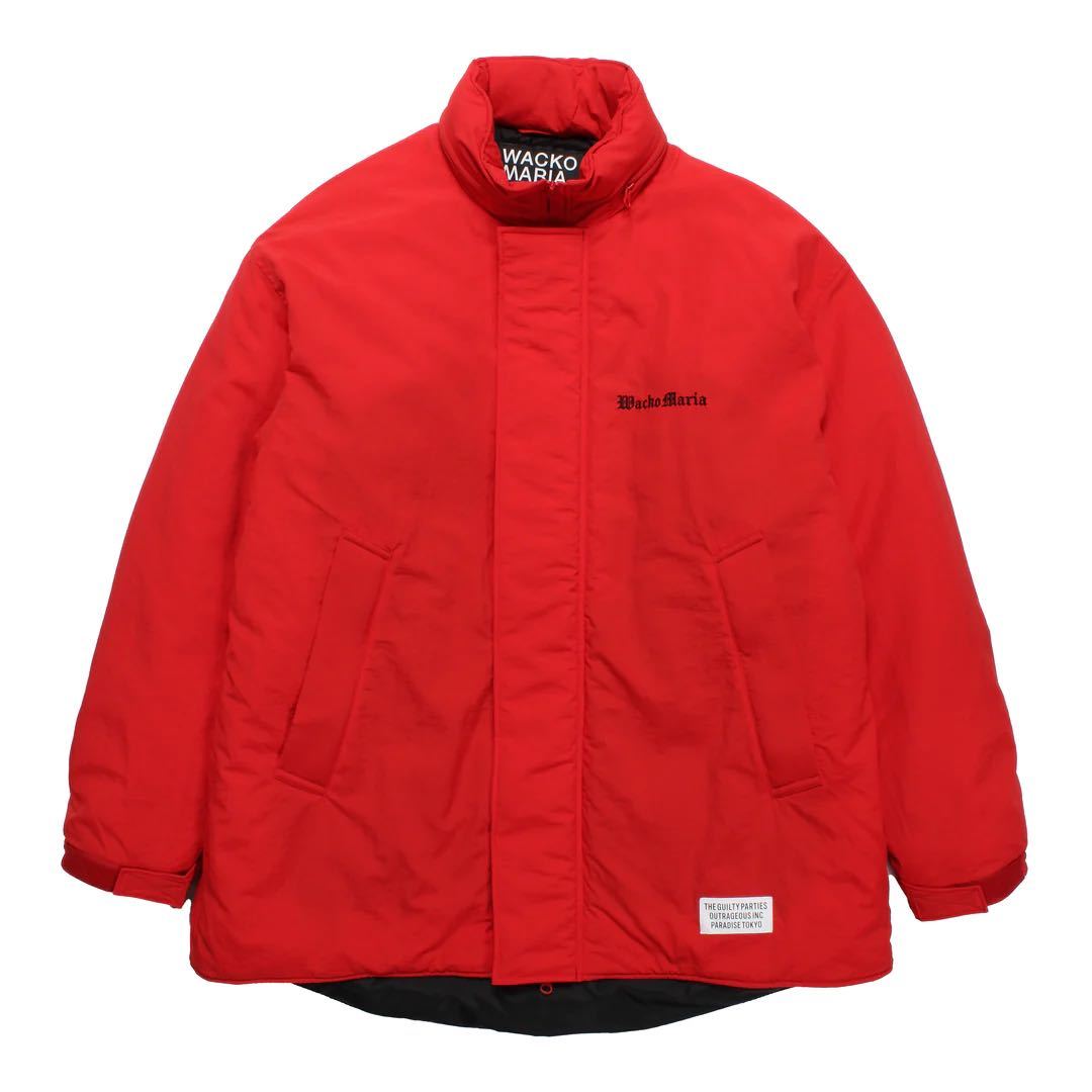 WACKOMARIA ワコマリア 23FW-WMO-OD07 MONSTER PARKA モンスターパーカー ダウン RED レッド S_画像1