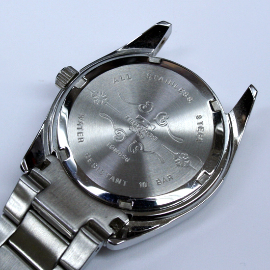  рабочий товар TECHNOS кварц тип наручные часы TGM656 чёрный бриллиант ru 3 стрелки Date metal breath Tecnos Sapporo город Kiyoshi рисовое поле район flat холм T