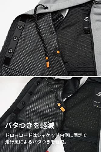 TAICHI(RSタイチ) バイクウェア ライディングジャケット パーカ 春夏秋 CORDURA 耐摩耗性 通気性 CE_画像6