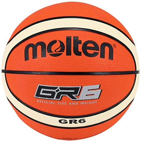 molten(モルテン) バスケットボール GR5 BGR5-OI オレンジ×アイボリー 5号_画像4