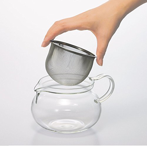 HARIO(ハリオ) 茶茶急須 丸 実用容量450ml 耐熱ガラス プレゼント ギフト 贈り物 CHJMN-45Tの画像9