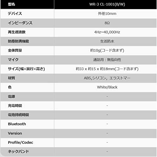 イヤーズオープン 骨伝導イヤホン(ブラック) earsopen WR-3 CL-1001(B)_画像9