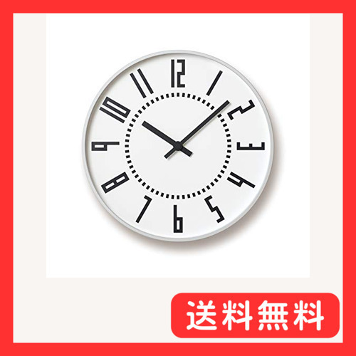 レムノス 掛け時計 アナログ エキクロック アルミニウム 白 eki clock TIL16-01 WH Lemnos_画像1