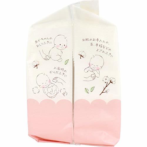  cotton. pre-moist wipes regular size 220 sheets insertion 