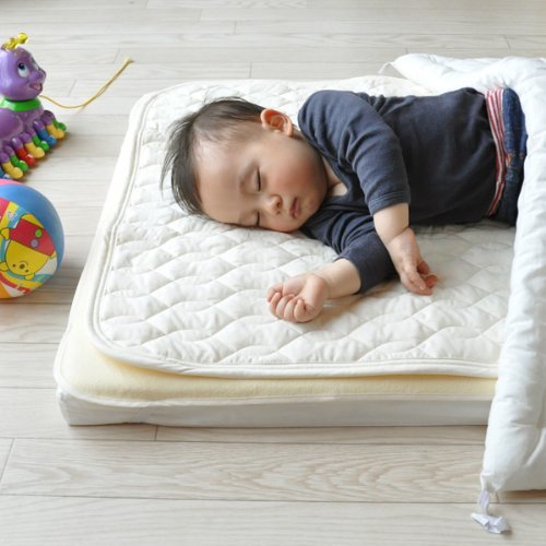  запад река living baby стеганый накладка 70cm×120cm сделано в Японии [Baby Product]