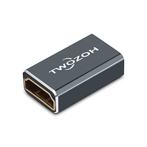 Twozoh 8K HDMIカプラー (1個パック) 2.1 HDMI 中継アダプター HDMIメス - メス コネクタ_画像9