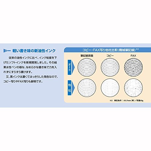 オート 油性ボールペン替芯 5本箱 ニードル替芯0.5 黒 NO.895NPクロ_画像4