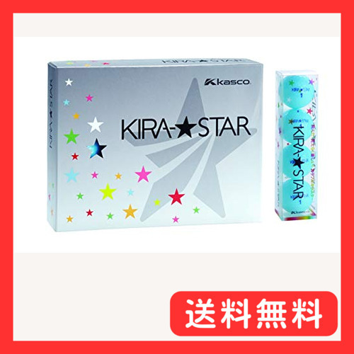 キャスコ(Kasco) ゴルフボール KIRA STAR2 キラスター2N アクア ダース
