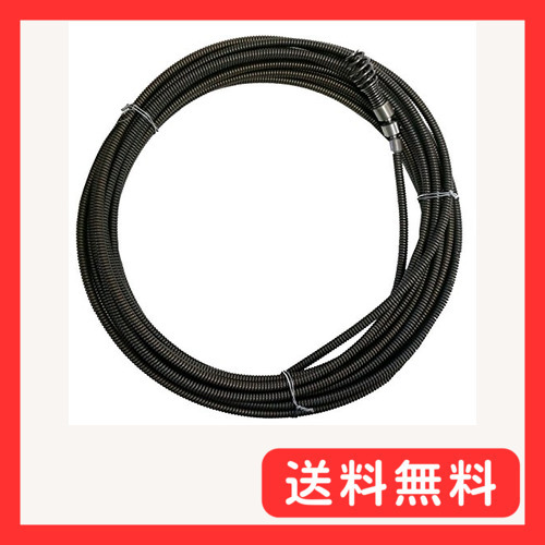 カンツール ワイヤー式排水管清掃器用部品 シングル・ワイヤー 10mm×20m SW1020_画像1