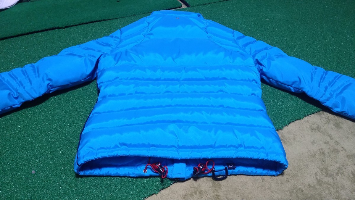 ♪美品 トミーヒルフィガー ダウンジャケット USサイズS 36 日本サイズM 発色のいい青 ブルー アウター 発送までにクリーニング出します♪_画像6