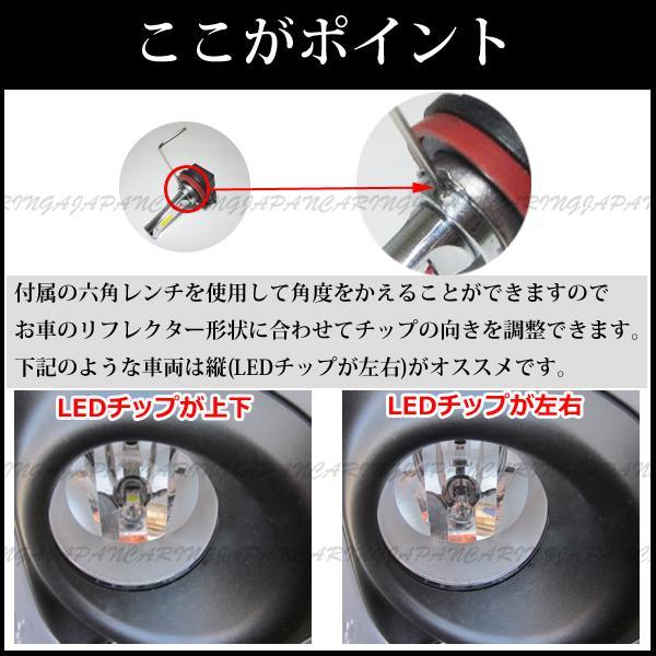 COB 日産ROOX ルークス ML21S LEDフォグ LEDフォグランプ 車検対応 1600lm イエロー_画像3