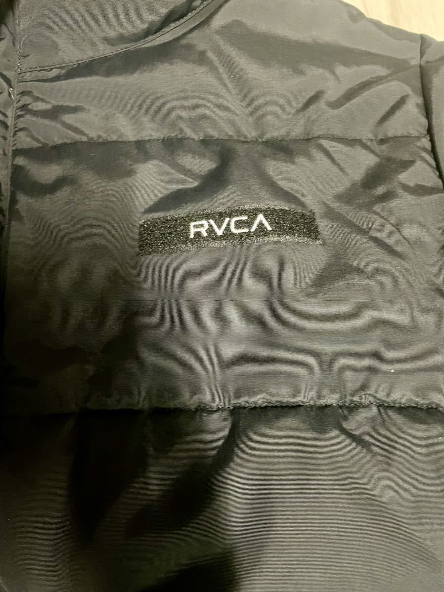 RVCA rvca ダウンジャケット ジャケット JACKET ブラック 黒 メンズ　服　冬服　M 正規品　中古　美品　格安　最終出品_画像4