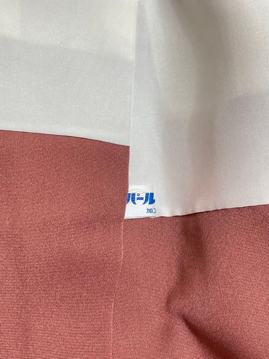 色留袖 五三桐紋 正絹 華文 相良刺繍 共八掛 美品 イ3598