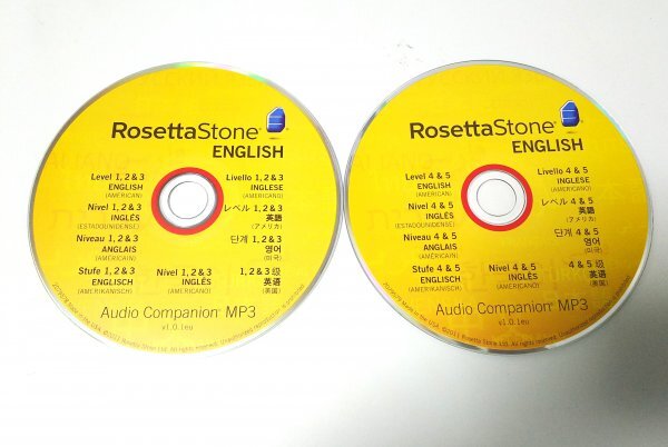 【同梱OK】 英語学習ソフト ■ Rosetta Stone Ver.4 ■ ロゼッタストーン ■ RosettaStone ■ MP3収録ディスク など_画像2