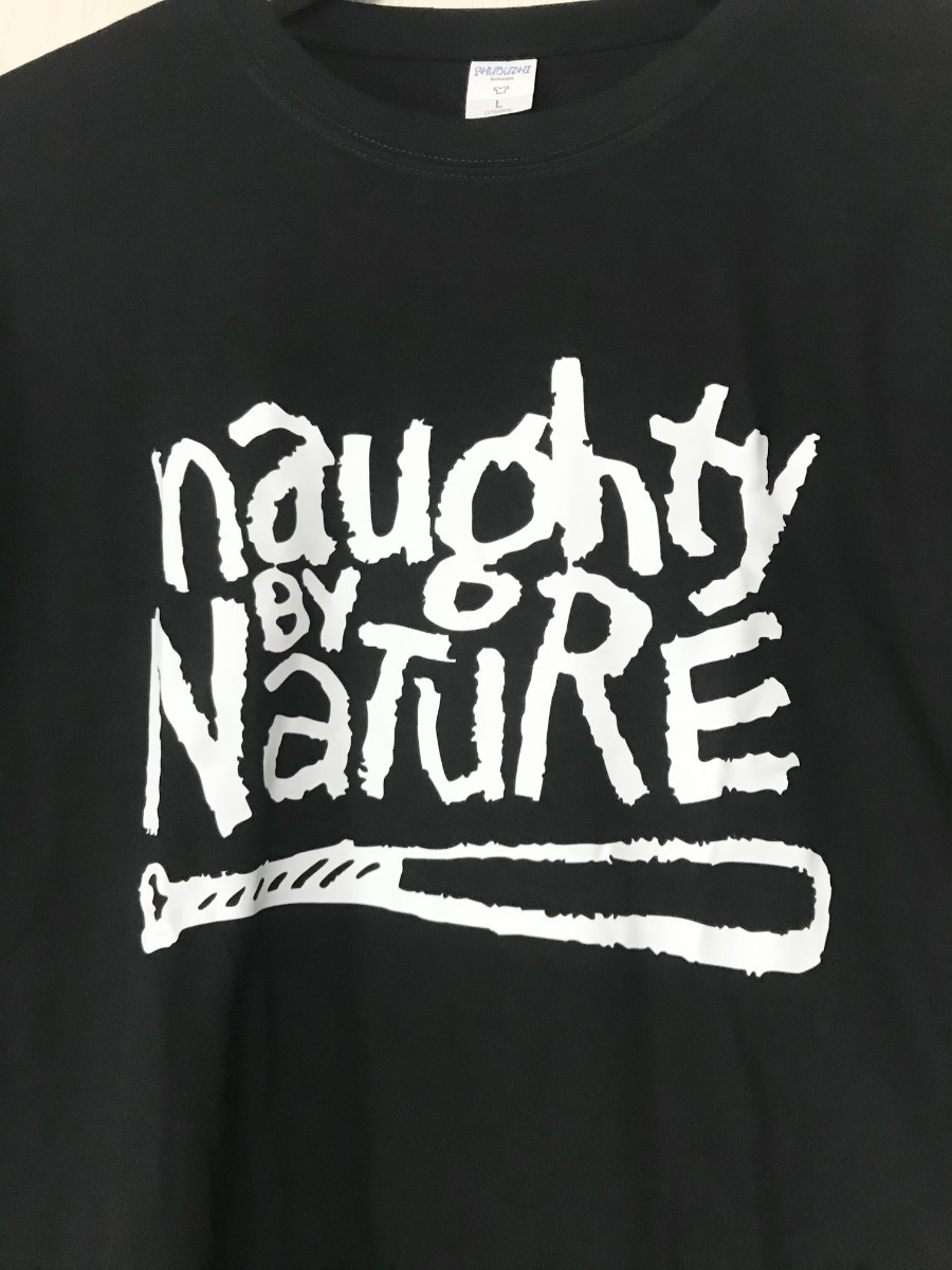 Naughty by Nature Tシャツ 90s hiphop ヒップホップ ラッパー big L black sheep cypress hill de la soul epmd fugees gangstar krsone_画像2