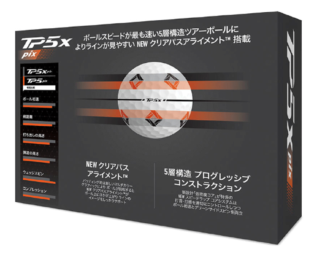 新品■テーラーメイド■2024.2■NEW TP5X■PIX■１０ダース■圧倒的なボール初速を?qū)g現(xiàn)する、新スピードラップコアを搭載■正規(guī)品