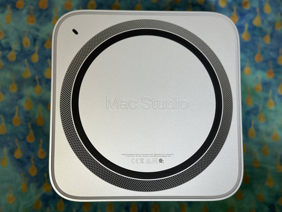 Apple Mac Studio M1 Max 2022 10コアCPU/32コアGPU/64GBメモリ/1TB SSD_画像3