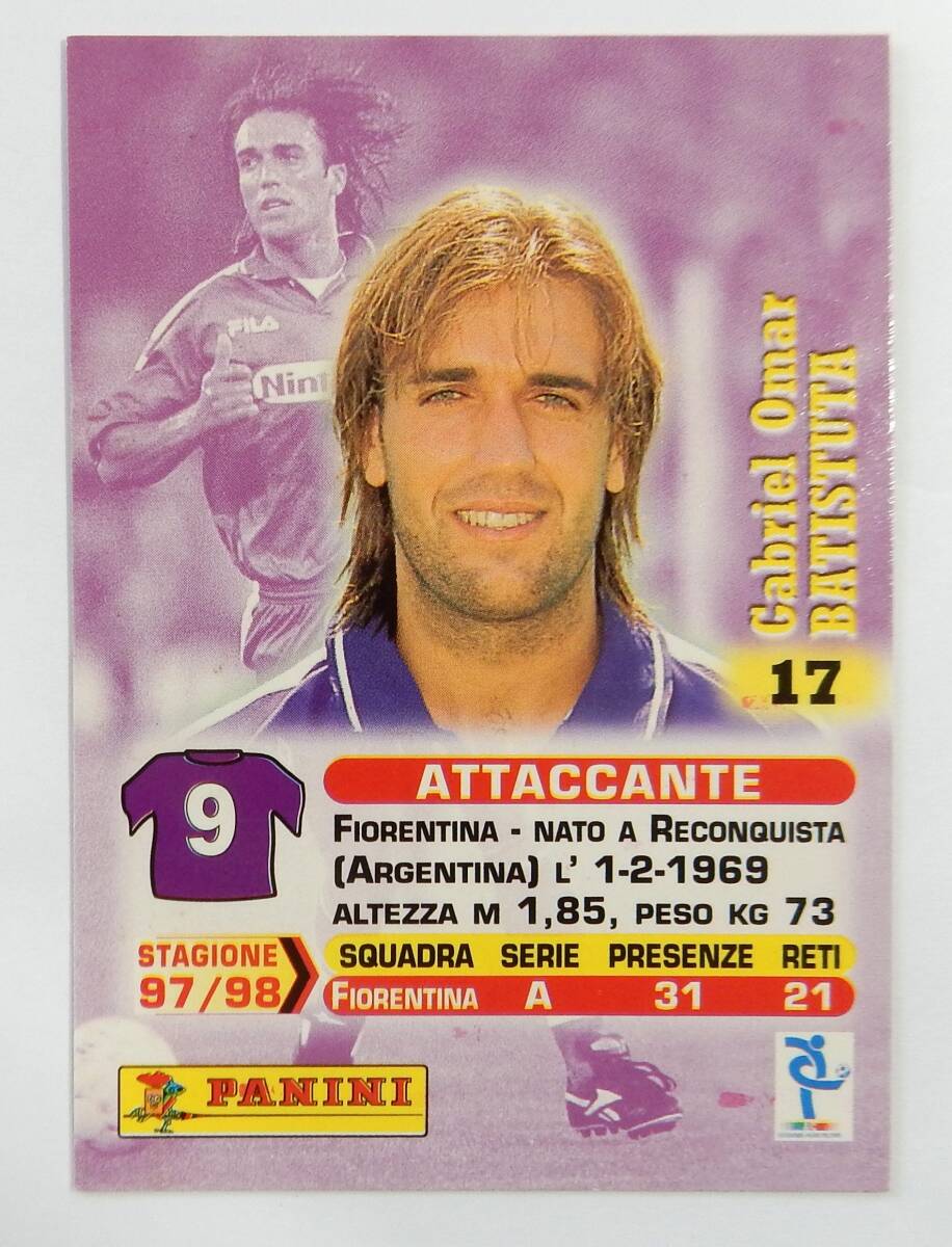 ★ガブリエル・バティストゥータ★BATISTUTA★２枚セットで★セリエＡ★_画像3